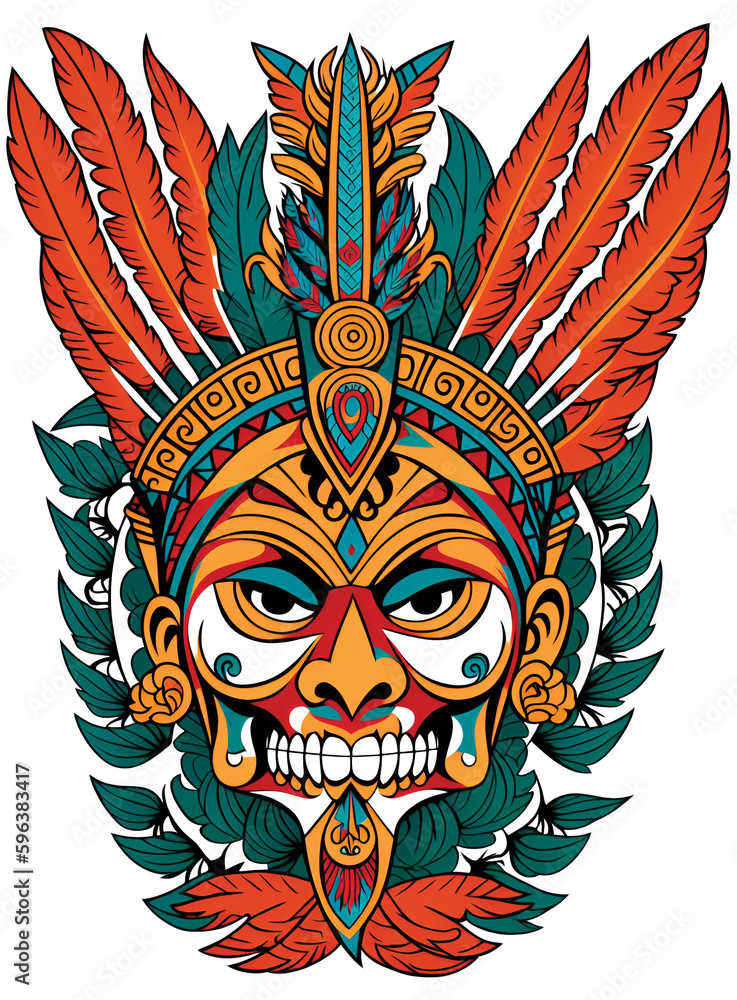 mayan tribe art, generative ai. mayan tribe art, generative ai.