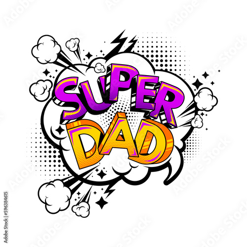 happy father day lettering