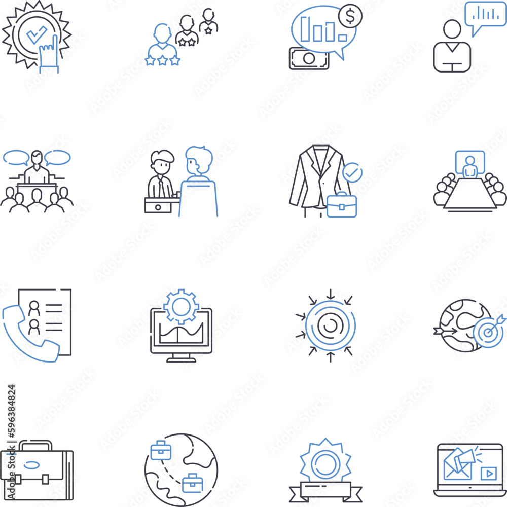 Web development line icons collection. HTML, CSS, JavaScript, PHP, Ruby, Python, Frameworks vector and linear illustration. APIs,Responsive,Mobile outline signs set Generative AI