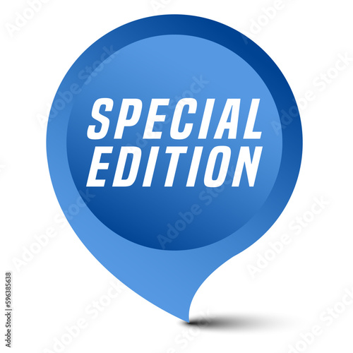 Colorful vector flat design banner special edition. This sign is well adapted for web design.
