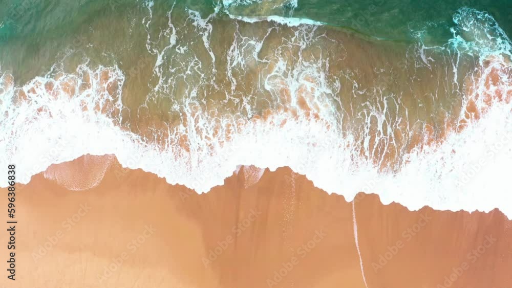 Stunning aerial shot captures beauty of an unspoiled ocean beach, no people. Turquoise waters, pristine sands provide a breathtaking contrast, offering a perfect retreat from the hustle of city life. Stunning aerial shot captures beauty of an unspoiled ocean beach, no people. Turquoise waters, pristine sands provide a breathtaking contrast, offering a perfect retreat from the hustle of city life.