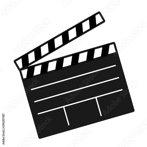 映画の撮影用アイテムであるカチンコ