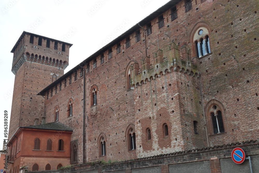castle historic village Graffignana Lodi Italy-