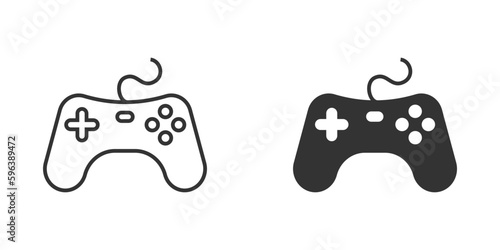 Gamepad icon. Joystick icon. Vector illustration.