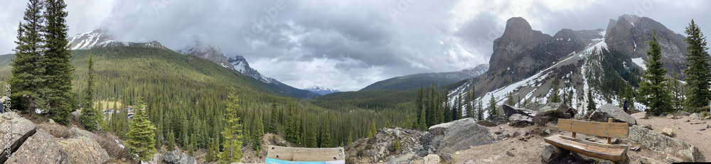 panorama of the mountains