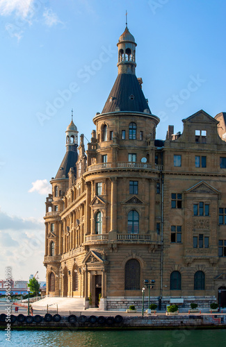 haydarpasha station building the beautiful view of the city of istanbul in turkey