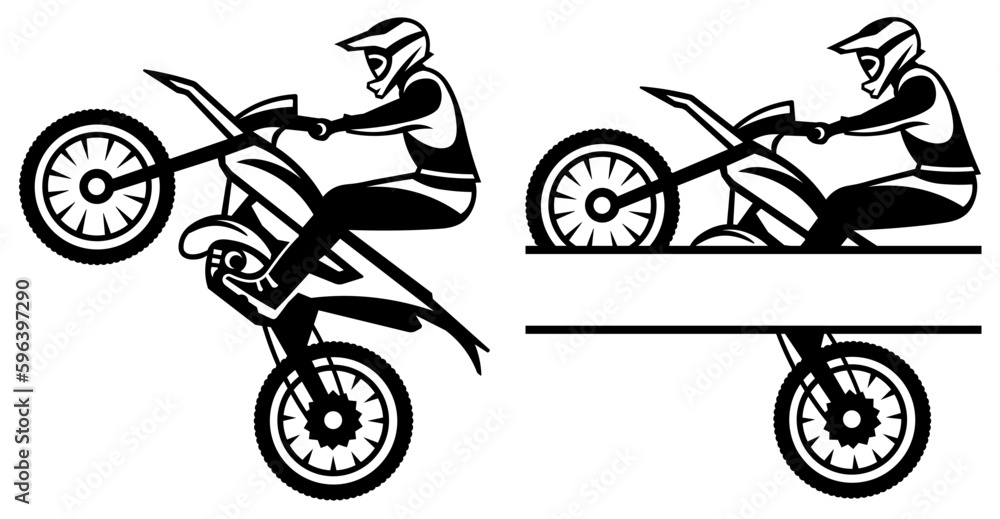 Motocross rider SVG,  Dirt bike SVG, Motorcycle SVG,  Biker SVG, Motorbike SVG