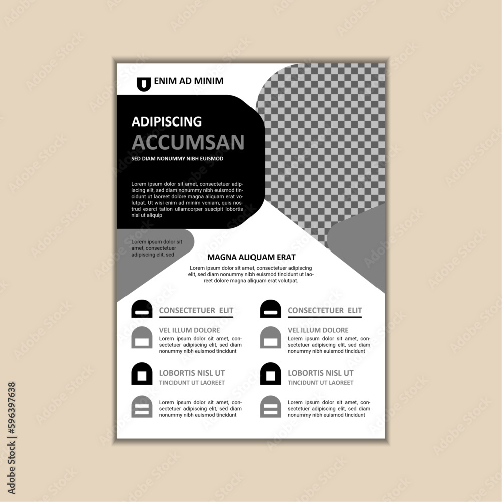 Obraz premium Business Flyer design template