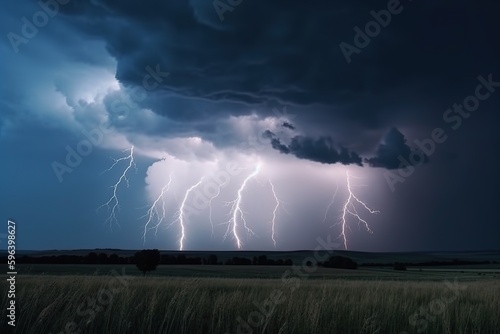 lightning in the storm