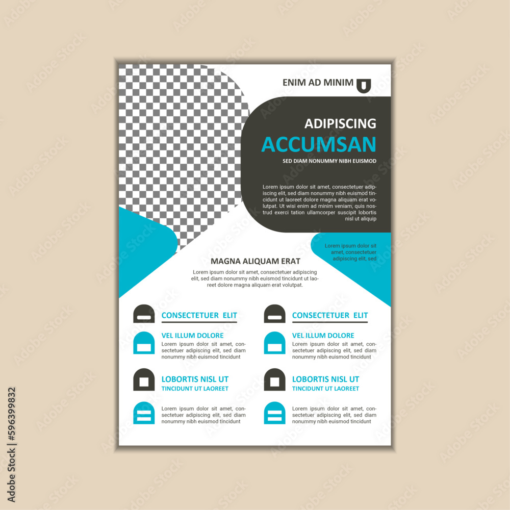 Obraz premium Business Flyer design template
