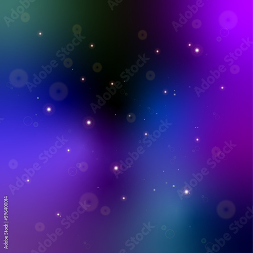 Space background with stars. Dark vector cosmic illustration. Galaxy. Universe. Starry night