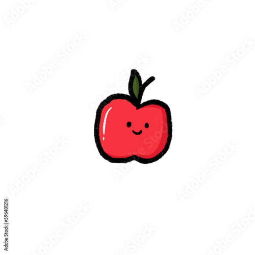 red apple