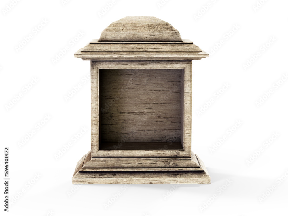 3d rendering of group of wooden boxes for transporting goods on 3d rendering of group of wooden boxes for transporting goods on