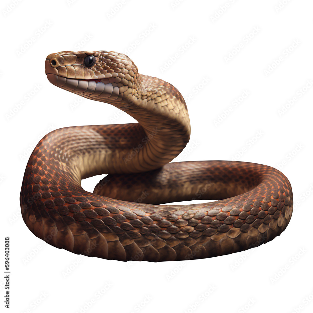 Obraz premium Snake transparent background