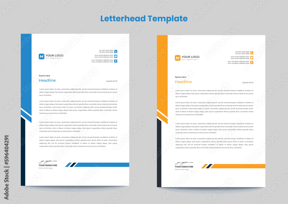 Letterhead Design Letterhead Design