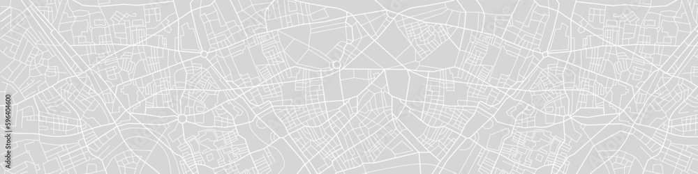 Street map vector map. City map abstract background top view. City map navigation.