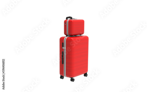 suitcase isolated on white background