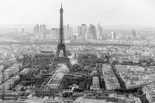 The Eiffel Tower in Paris from above © Wieslaw