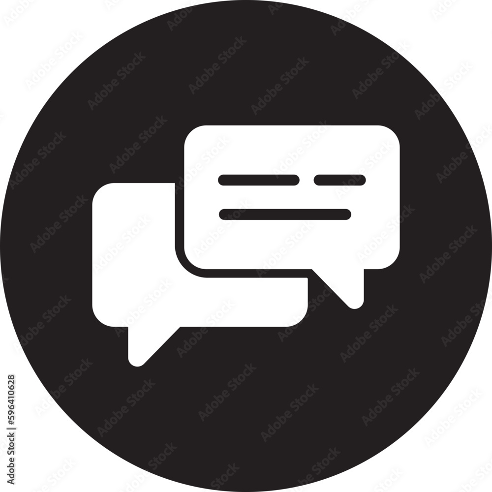 chat glyph icon chat glyph icon