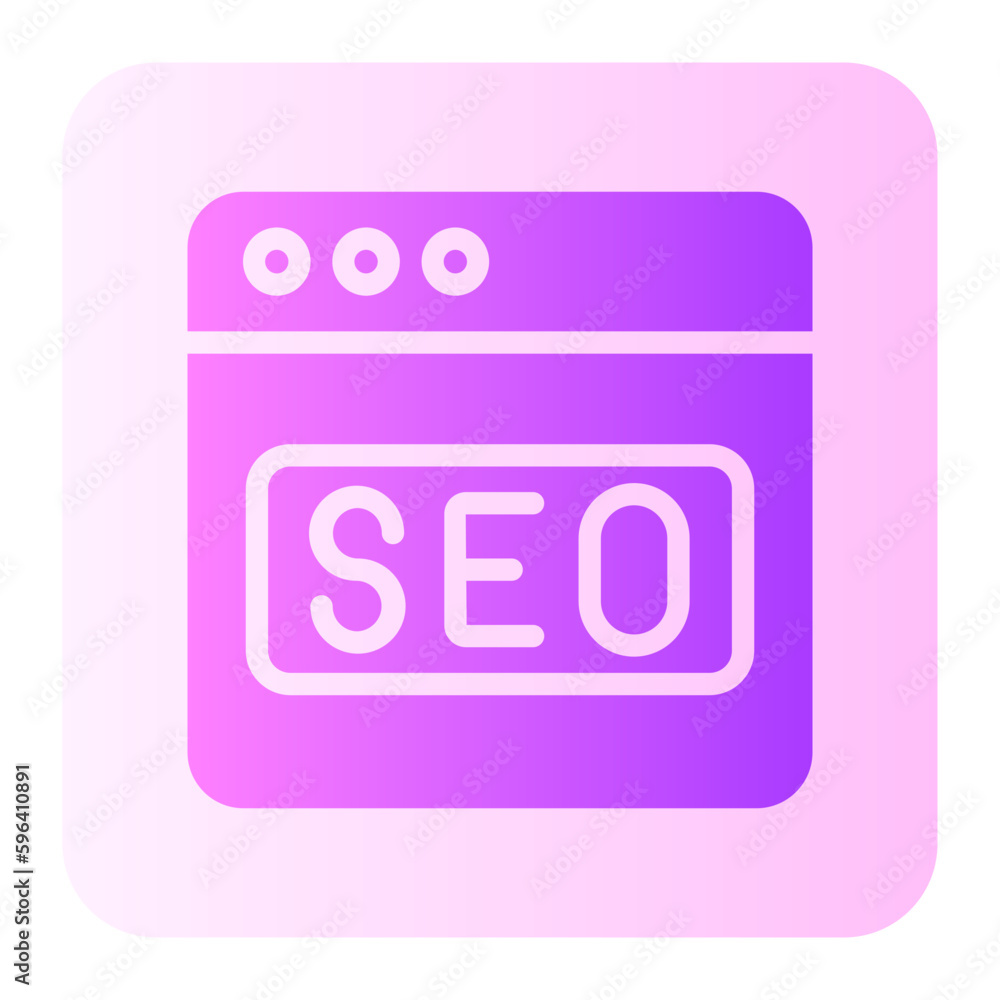 seo gradient icon seo gradient icon