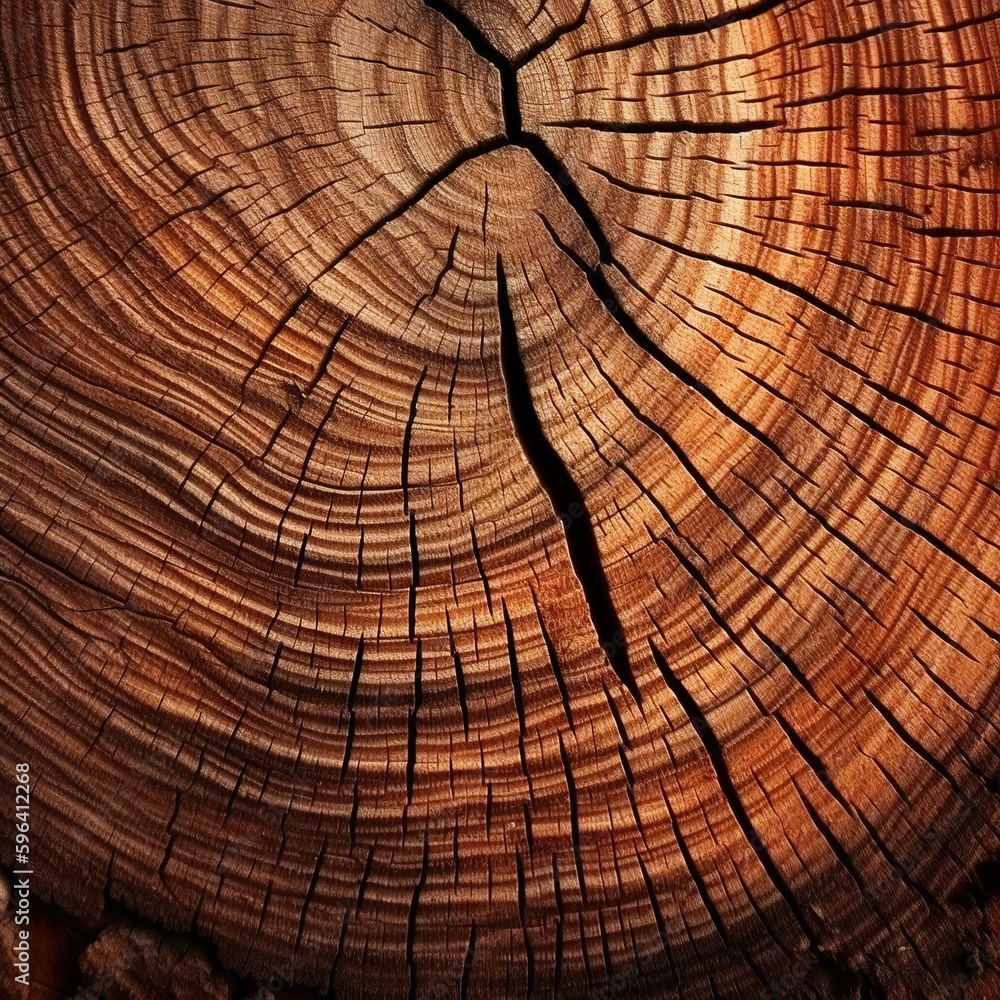 Fototapeta premium Zoom on tree texture