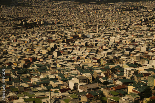 Asia city from above (Turkey - Bursa)