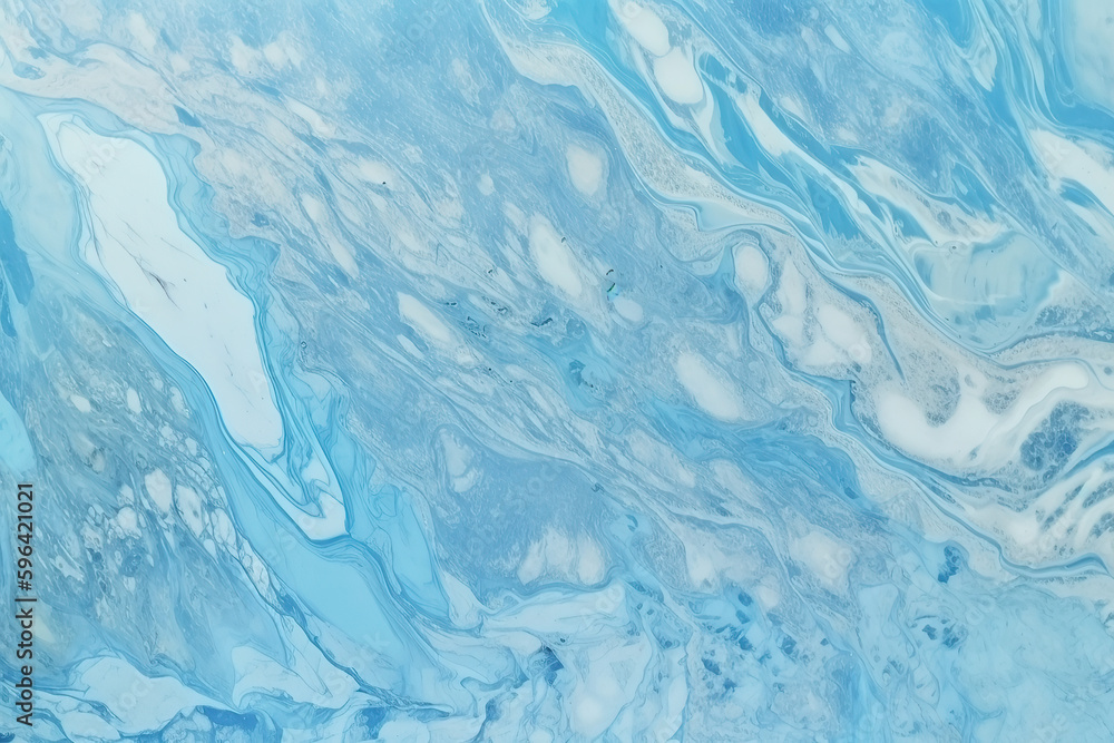 Blue marble abstract background. Decorative acrylic paint pouring rock marble texture. Horizontal Blue wavy abstract pattern, created with Generative AI Blue marble abstract background. Decorative acrylic paint pouring rock marble texture. Horizontal Blue wavy abstract pattern, created with Generative AI