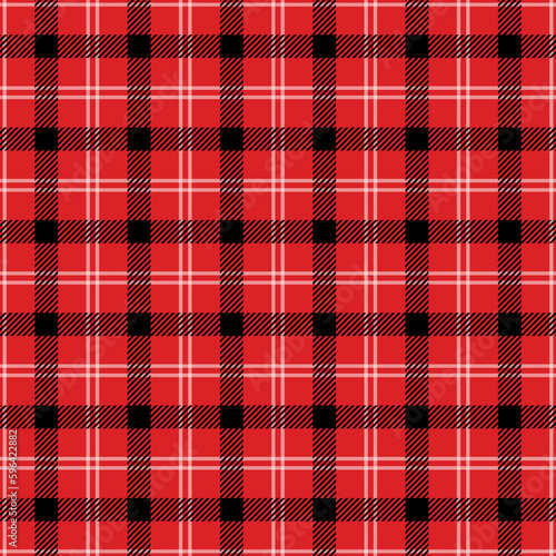 Tartan plaid pattern background set. Seamless check plaid graphic in Red & Black,White and off white for scarf, flannel shirt, blanket, throw, duvet cover, ruby buffelo ,plaid pattern design,check pat