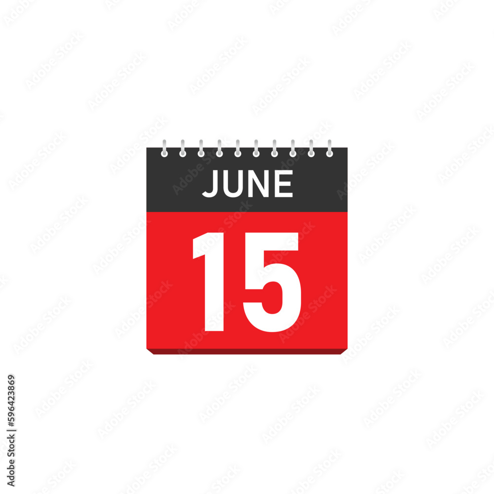 June 15 Concept Design. Vector Illustration. June 15 Concept Design. Vector Illustration.