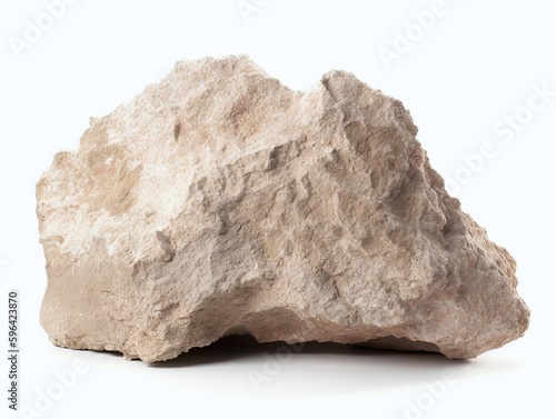 Stone isolated on a white background.
