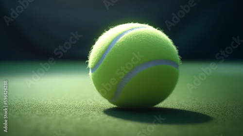 Tennis background. Illustration AI Generative. © ArtCookStudio