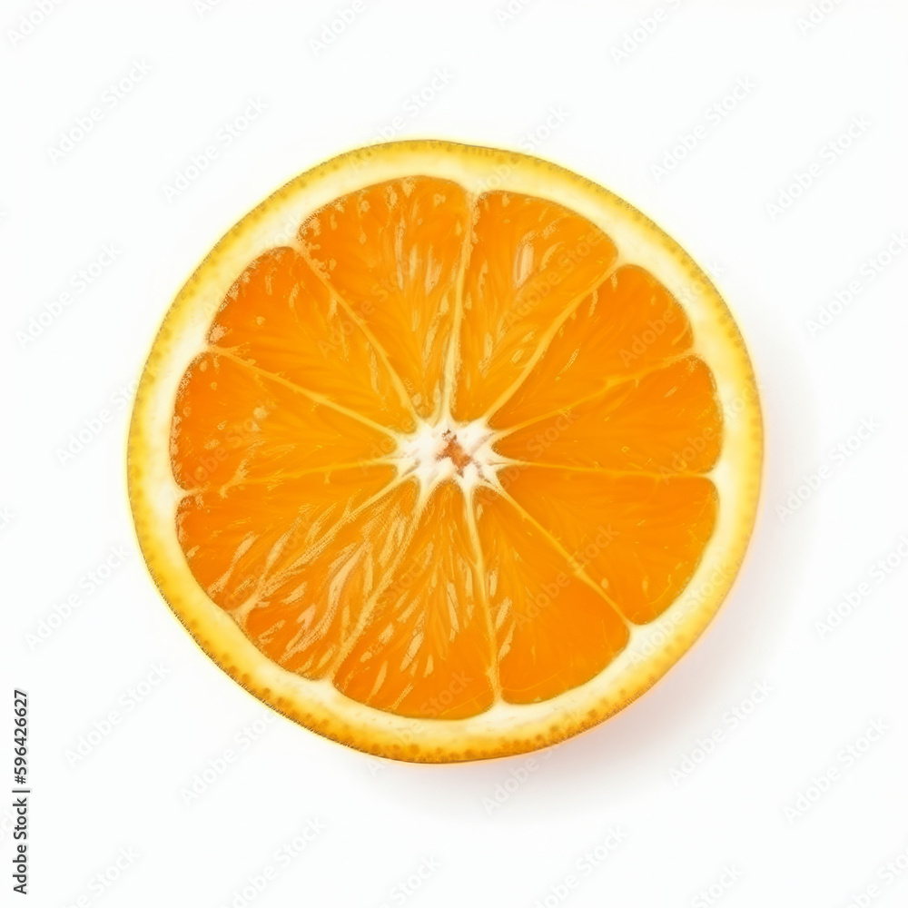 Oranges isolated. Illustration AI Generative Oranges isolated. Illustration AI Generative