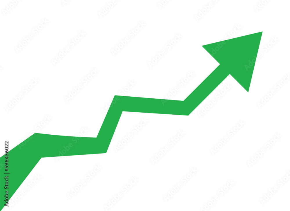 Growing business green arrow chart bar. Profit arow Vector illustration. Business concept, growing chart. Concept of sales symbol icon with arrow moving up. Economic Arrow With Growing Trend. Growing business green arrow chart bar. Profit arow Vector illustration. Business concept, growing chart. Concept of sales symbol icon with arrow moving up. Economic Arrow With Growing Trend.