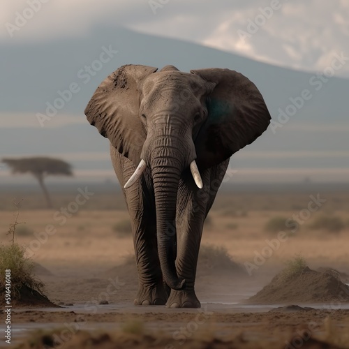 Gigante gentil: admirando la belleza del elefante