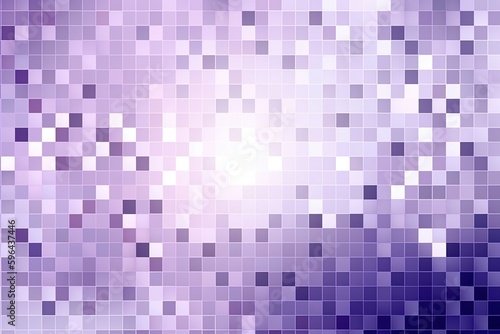 Violet geometric square background created by Generative AI