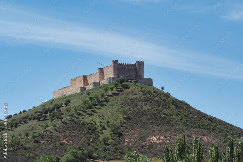 view of the cid castle in jadraque