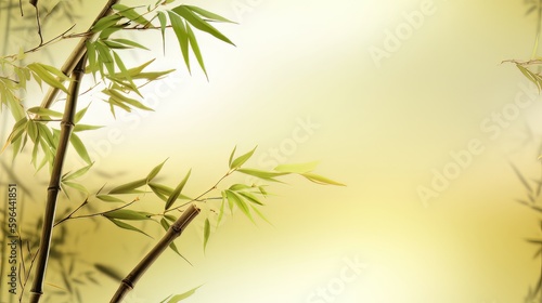 A Bamboo back drop Tile illustration