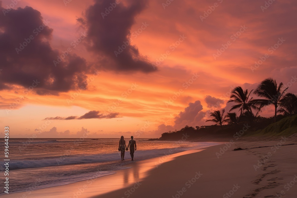 Sunset on the Beach: A Generative AI Interpretation Sunset on the Beach: A Generative AI Interpretation