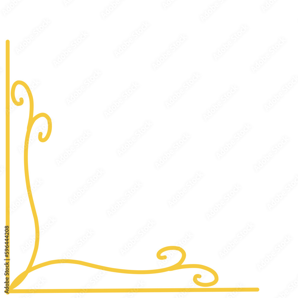 Gold Corner Borders Gold Corner Borders