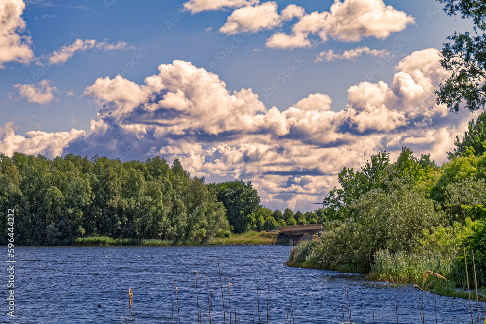 Fototapeta premium Landscape by the water