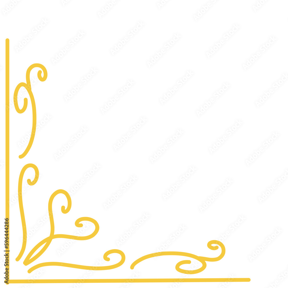Gold Corner Borders Gold Corner Borders