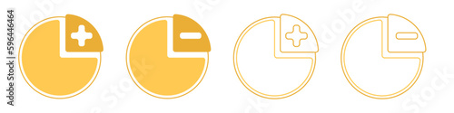 Stopwatch, clock, timer vector set. Icons set of stopwatches. Counting time forward and backward on a clock, stopwatch. Business time vector icon.