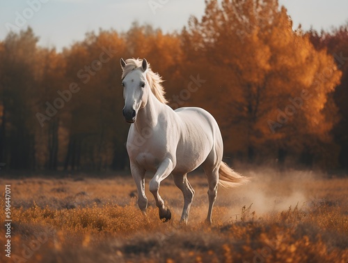 horse in the field (Generative AI)