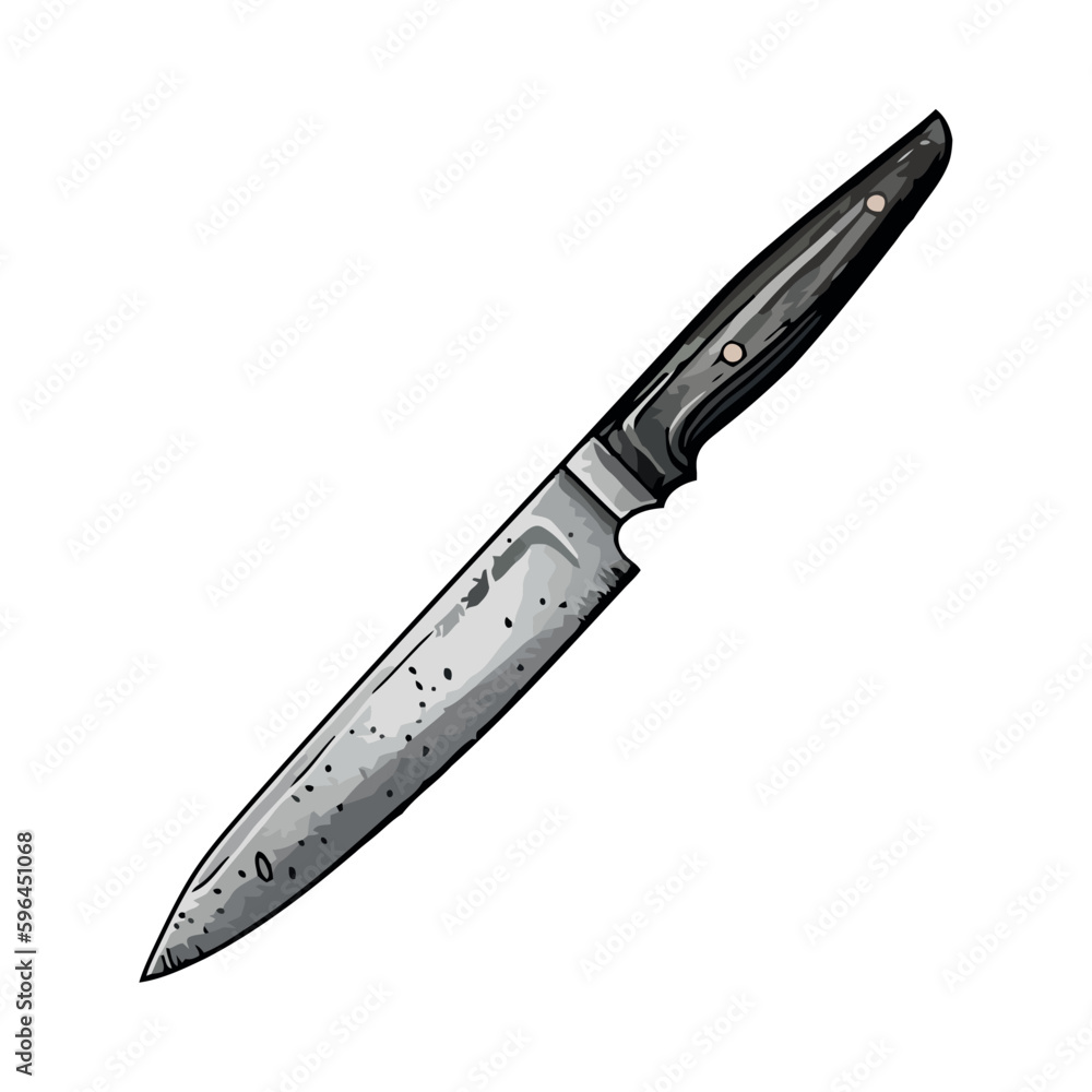 Sharp steel blade, handle of a dagger Sharp steel blade, handle of a dagger