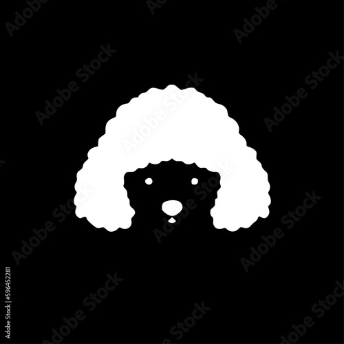 Poodle | Minimalist and Simple Silhouette - Vector illustration