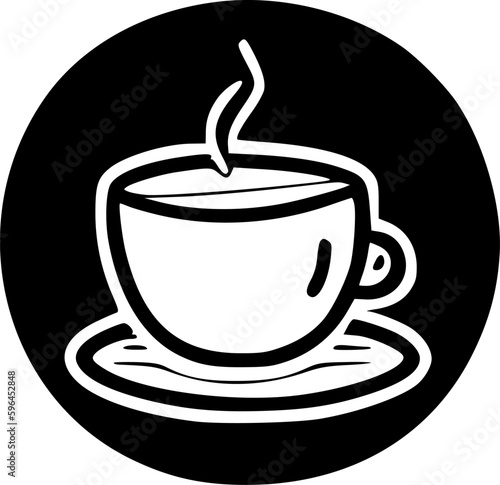 Coffee | Black and White Vector illustration