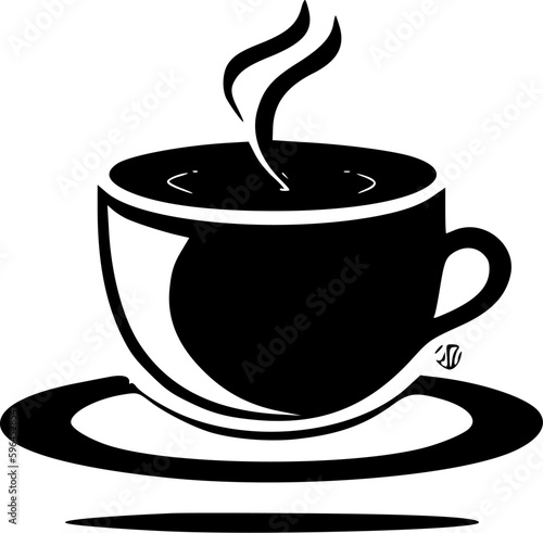 Coffee | Minimalist and Simple Silhouette - Vector illustration