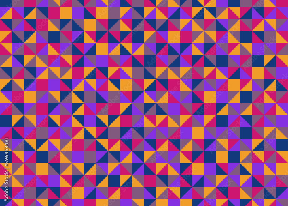 Color Rhombus tile tessellation pattern illustration Color Rhombus tile tessellation pattern illustration