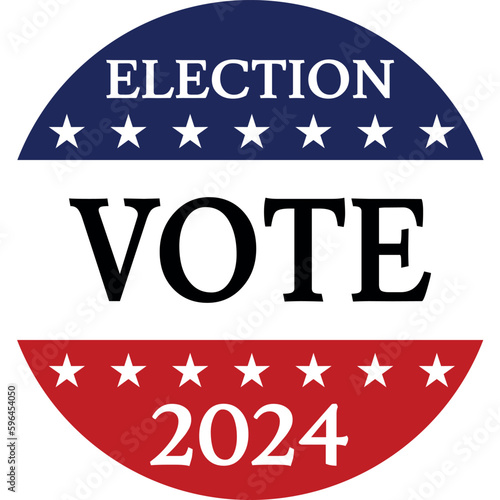 USA election 2024 vector background