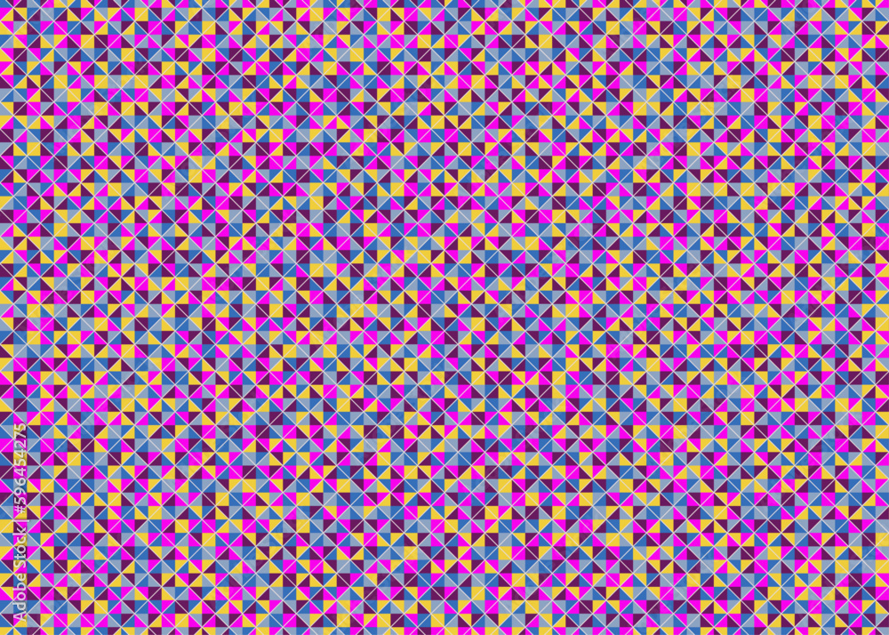 Color Rhombus tile tessellation pattern illustration Color Rhombus tile tessellation pattern illustration